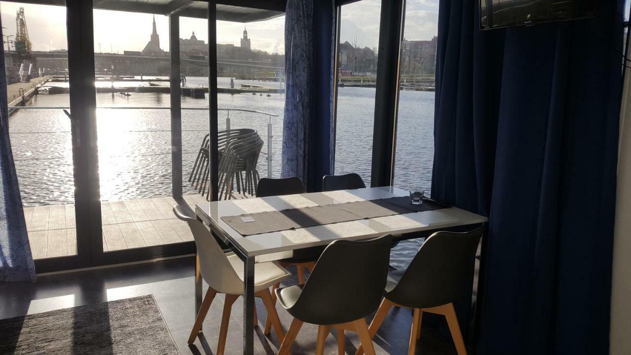 Hausboot - Domy Na Wodzie - Houseboat Porta Mare - Odradream Stettin Exterior foto