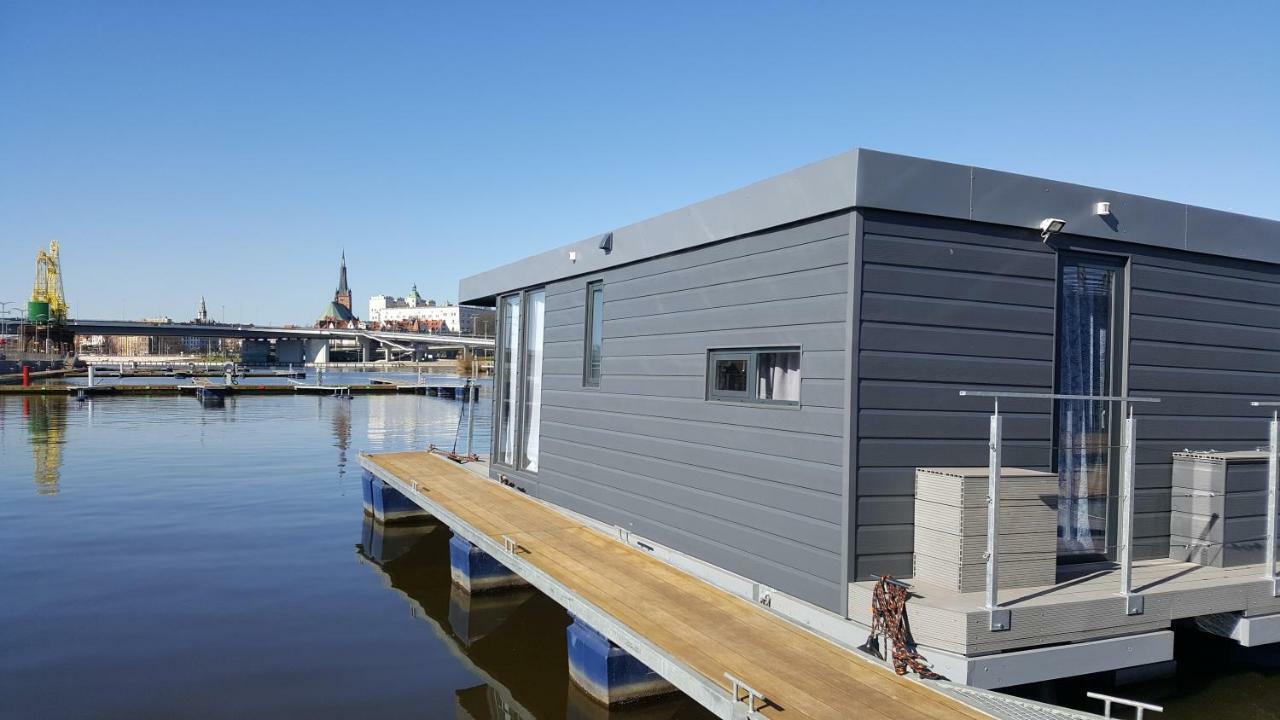 Hausboot - Domy Na Wodzie - Houseboat Porta Mare - Odradream Stettin Exterior foto